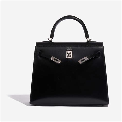 hermes kelly black silver|Altro.